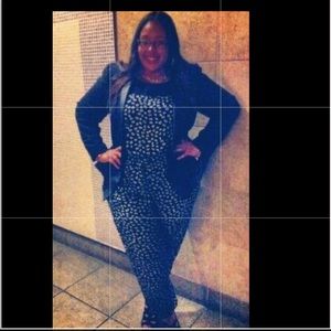 Forever 21 Black and White romper/jumpsuit 3X